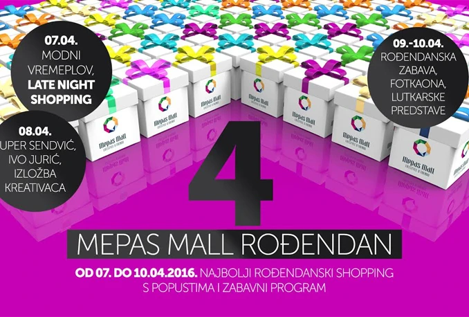 Mepas Mall slavi četvrti rođendan