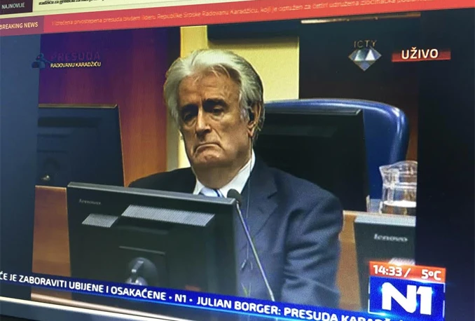 Karadžić će ostati upisan u povijesti kao jedan od najvećih zločinaca