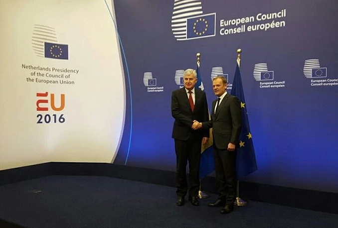 Čović s predsjednikom Europskog vijeća Donaldom Tuskom