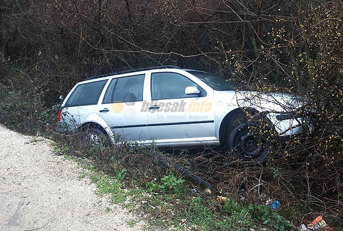 Široki Brijeg: Golfom sletio u jarak
