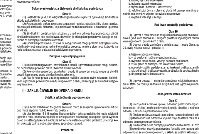 Ustavni sud FBiH: Zakon o radu neustavan!