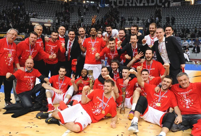 Cedevita proslavila Kup u sred Zadra