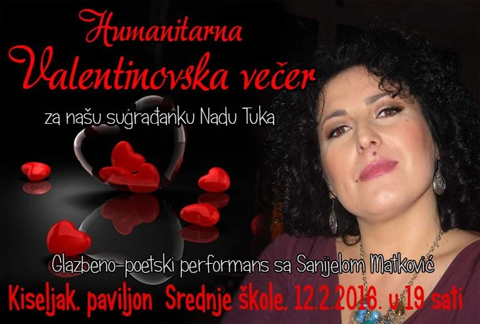 Kiseljak i Sanijela Matković u humanitarnoj večeri za Nadu Tuka i Mateu Janković