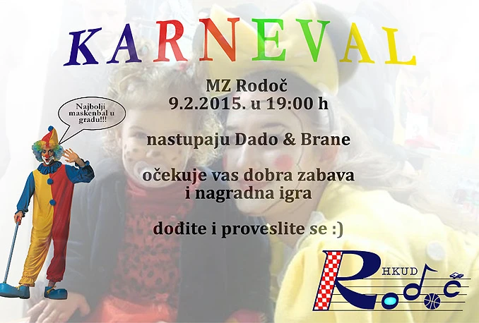 Napunite se dobrim vibracijama i posjetite 'Rodočki maskenbal'