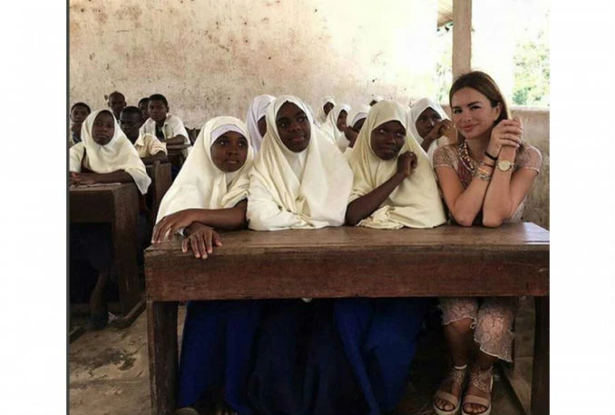 Severina u humanitarnoj misiji