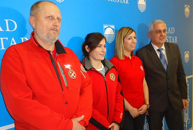 Mostarski gradonačelnik sastao se s pripadnicima HGSS-a