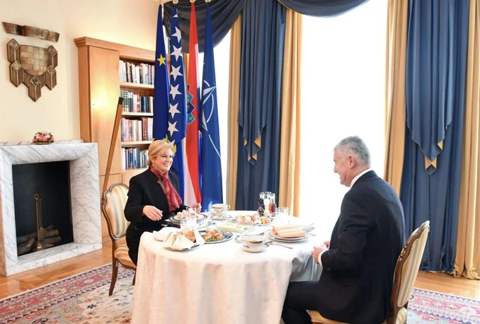 Čović doručkovao s Kolindom