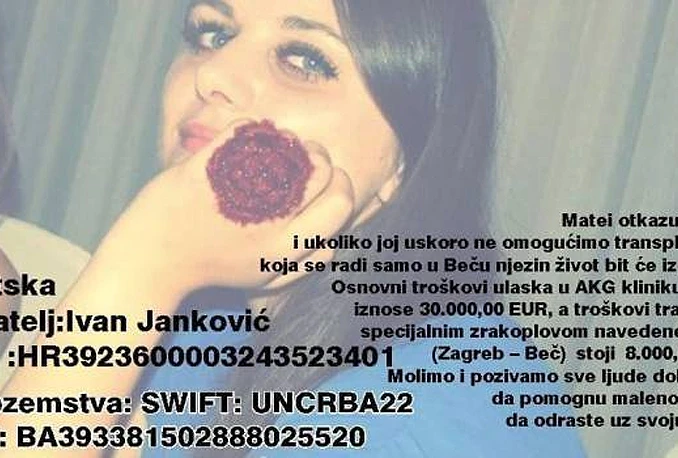 Cijela Hercegovina sudjeluje u prikupljanju pomoći za Matejino liječenje