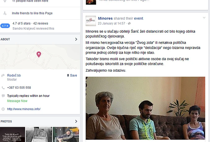 Živi zid u Mostaru: Ovo je stvar pravednosti i morala