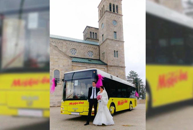 Širokobriješki mladenci se u bračnu luku odvezli autobusom
