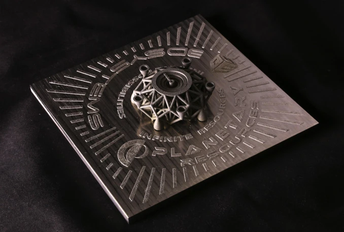 Isprintan 3D objekt od materijala iz svemira