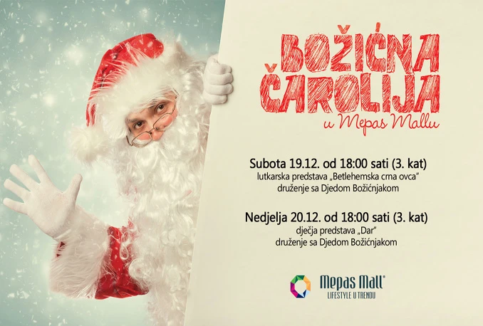 Božićna čarolija u Mepas Mallu