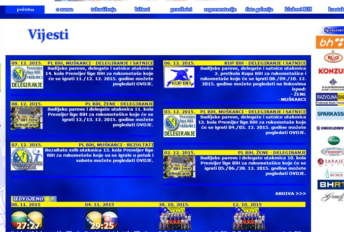 Pogodite koji sportski savez u BiH ima najgoru internet stranicu