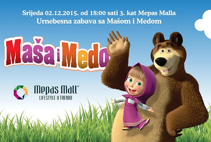 Urnebesna zabava sa Mašom i Medom