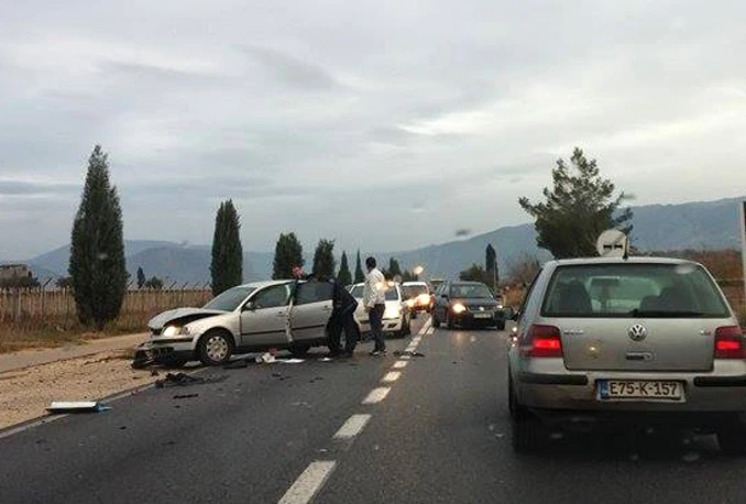 Sudar dva Passata južno od Mostara