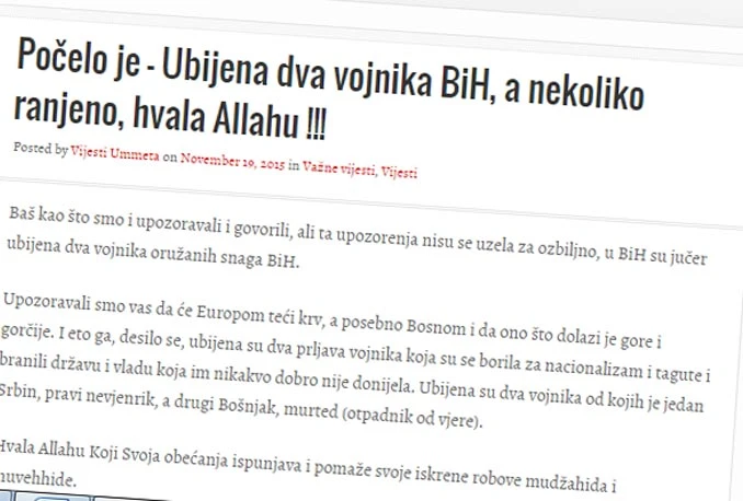 Vijesti Ummeta slave i prijete: Počelo je