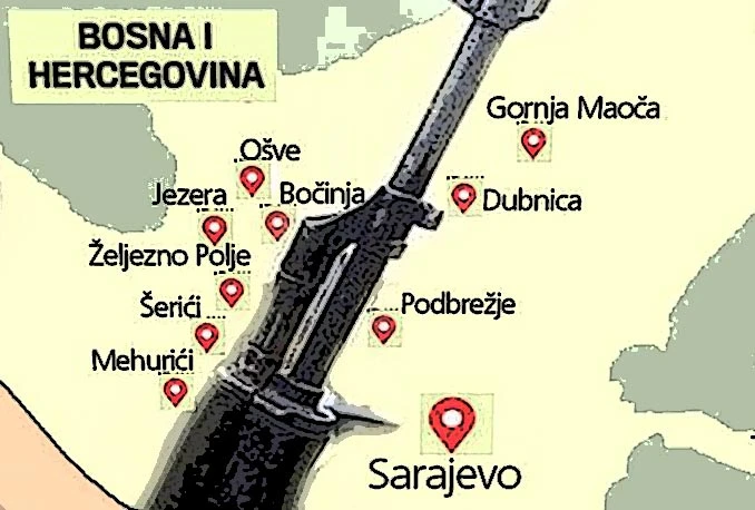Objavljena karta 'najopasnijih legla vehabija' u BiH