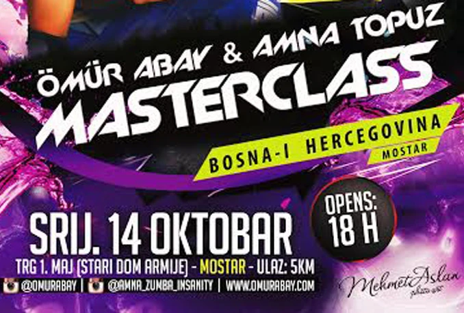 Mostar: Prvi zumba masterclass uz gosta iz Turske