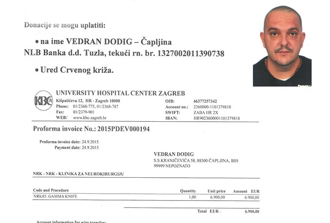 Čapljincu Vedranu Dodigu potrebna pomoć za operaciju