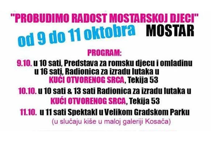 Probudimo radost mostarskoj djeci