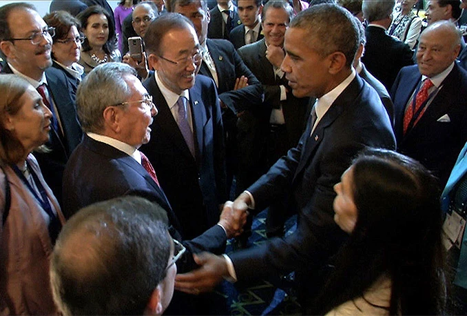 Barack Obama se susreo s Raulom Castrom u New Yorku