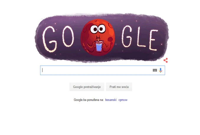 Google posvetio logo pronalasku vode na Marsu