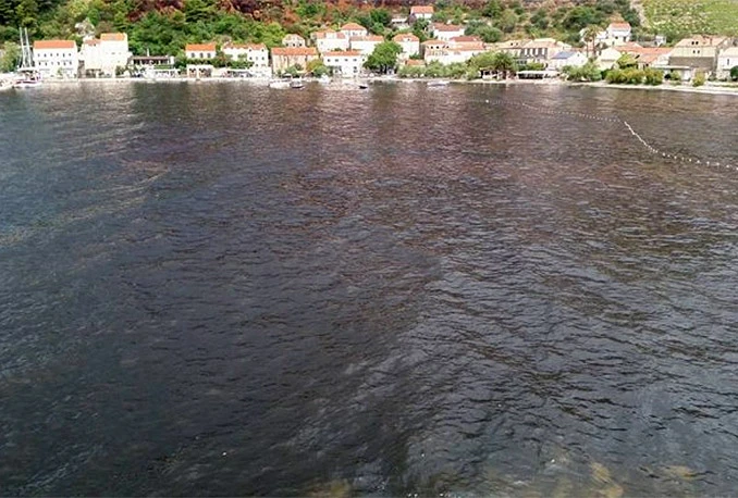 Pocrnjelo more na Pelješcu