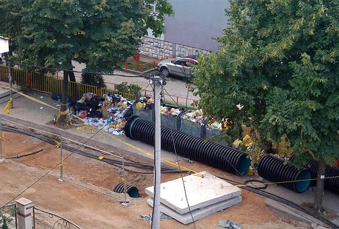 Radovi blokirali kontejnere: Opet smeće, opet štakori