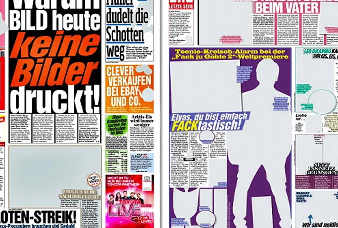 Svijet mora vidjeti istinu: Bild izašao bez ijedne slike