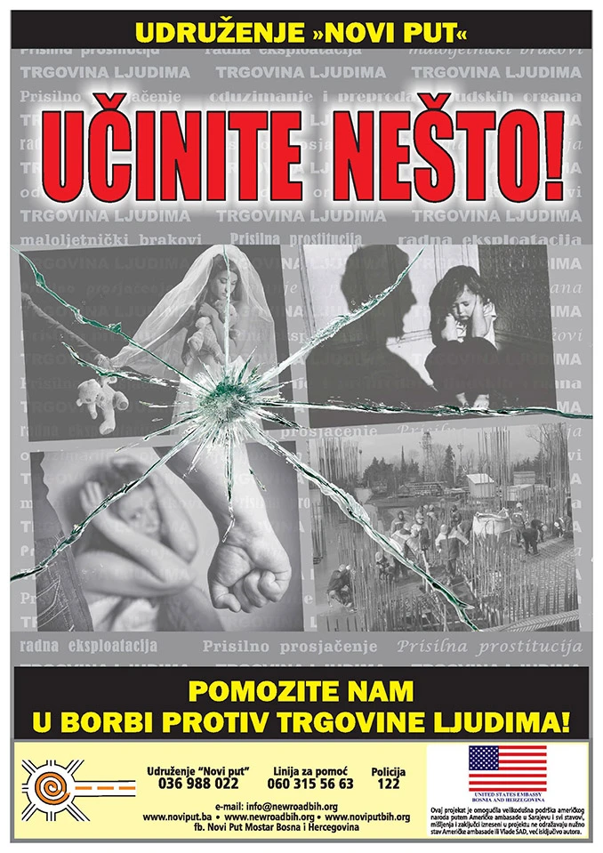 UČINITE NEŠTO! Pomozite nam u borbi protiv trgovine ljudima