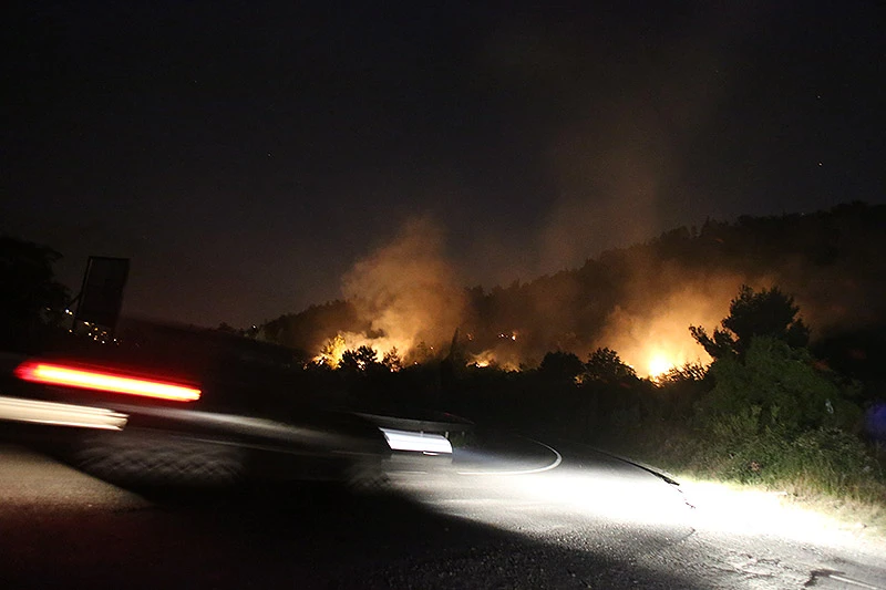 Izgorjela gotovo cijela površina brda Hum