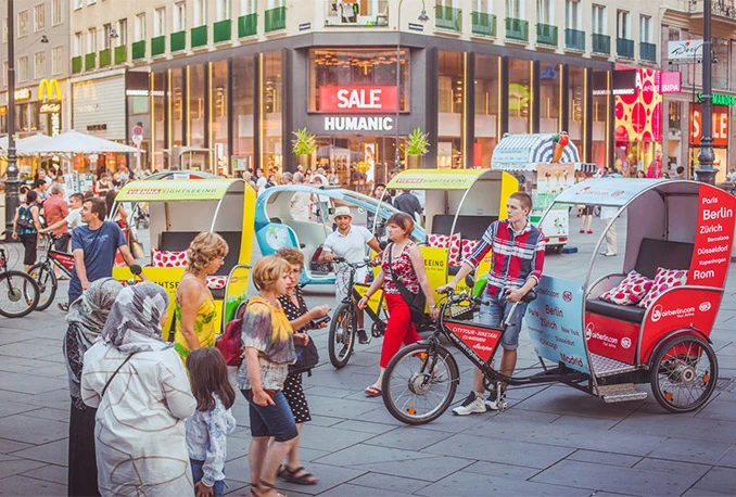 Rikše sve popularnije prijevozno sredstvo u Beču