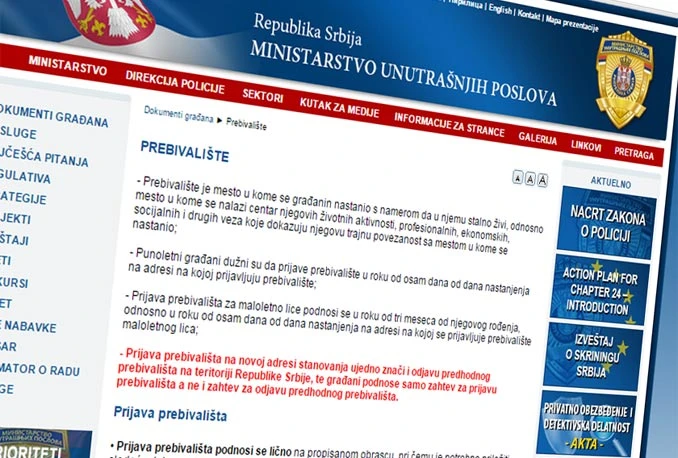 Novi zakon o prebivalištu: Što Vam sve treba za prijavu