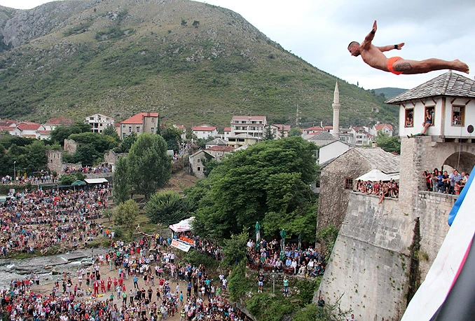 City of Art - Počitelj: Kako su se natjecatelji pripremali za skokove sa Starog mosta