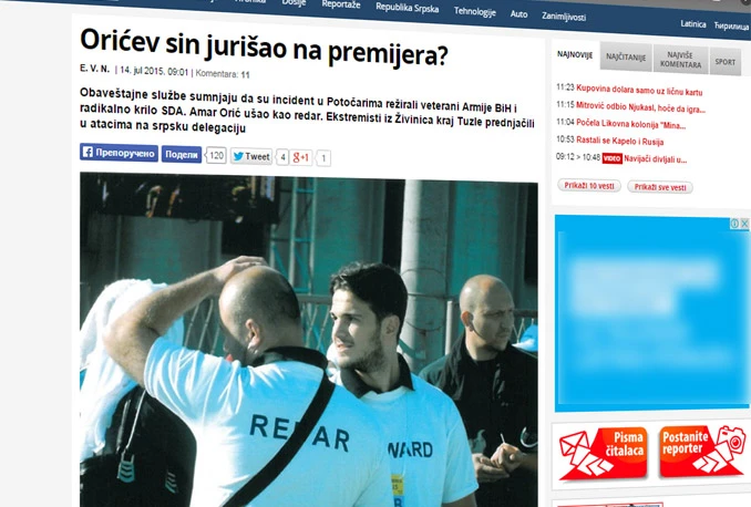 Jedan od napadača i Orićev sin; Britanija blagoslovila napad?