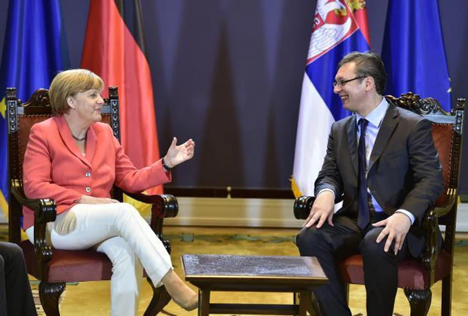Merkel stigla u Beograd