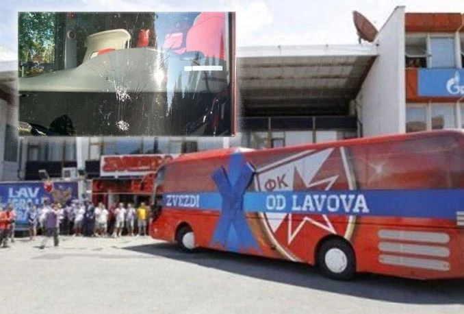 Hrvatski navijači kamenovali autobus Crvene Zvezde?