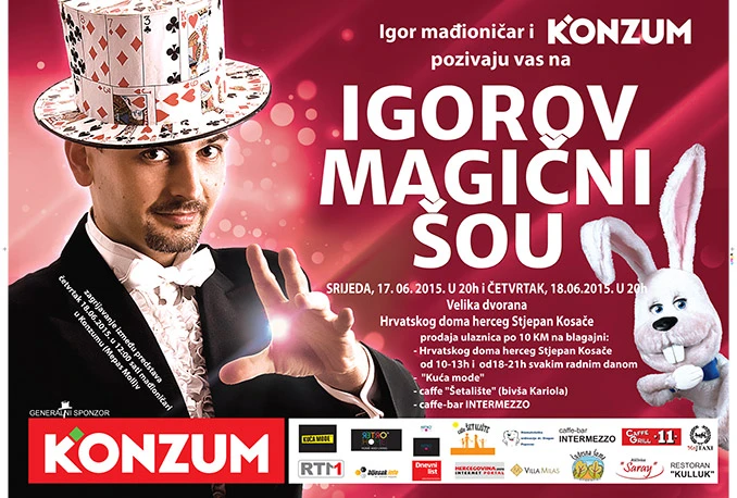 Magični spektakl stiže začarati Mostarce