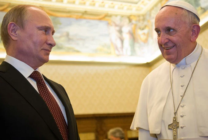Papa pozvao Putina na iskren, velik trud za mir u Ukrajini