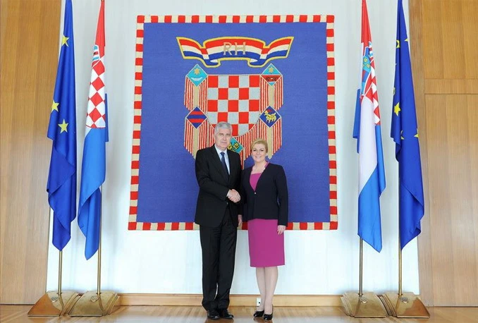 Čović i Grabar-Kitarović o političkom, sigurnosnom i gospodarskom stanju u BiH