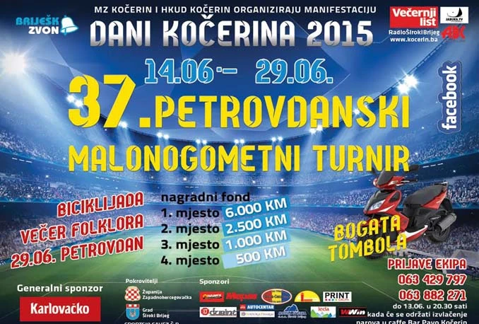 Počele prijave za 37. Petrovdanski malonogometni turnir