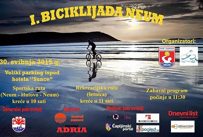 '1. Biciklijada Neum' povodom Svjetskog dana sporta