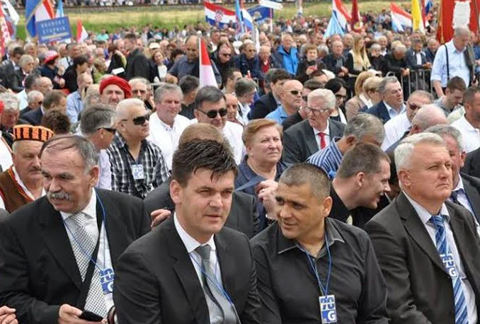 Izaslanstvo HDZ 1990 u Bleiburgu