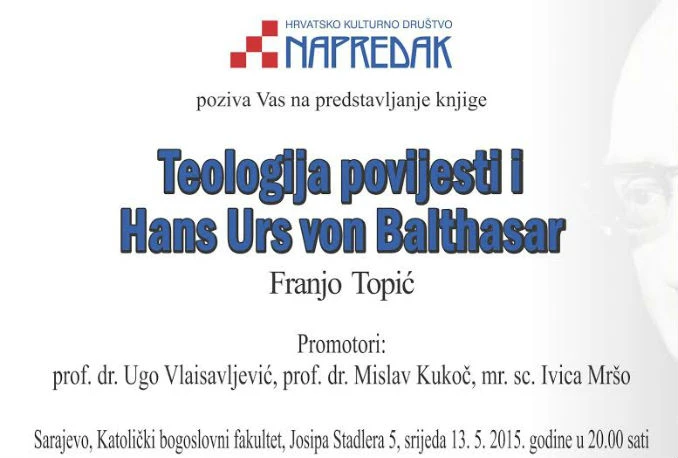 Predstavljanje knjige 'Teologija povijesti i Hans Urs von Balthasar'