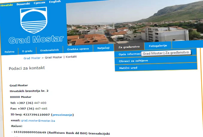 Komunikacija s građanima: Grad Mostar učit će od Banja Luke