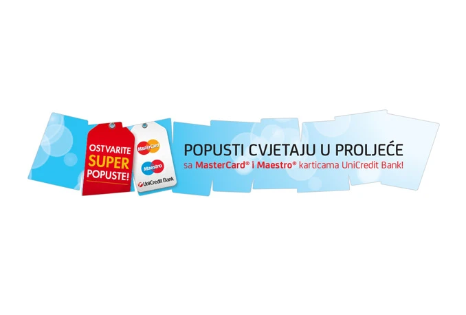 Proljetni popusti sa MasterCard i Maestro karticama UniCredit Bank