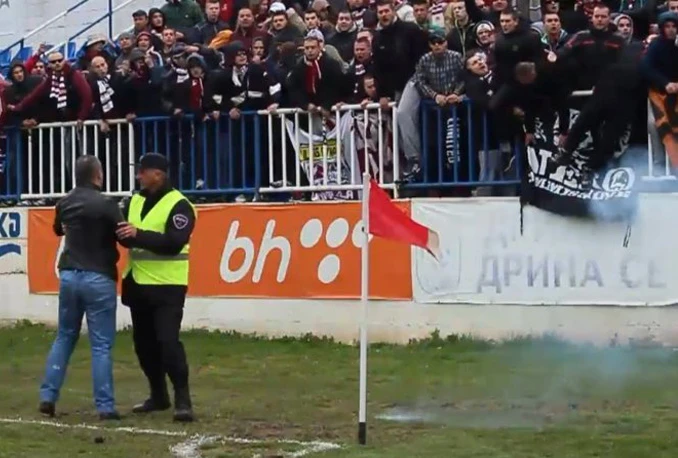 Ekstremni navijač Drine sukobio se s 300 navijača Sarajeva