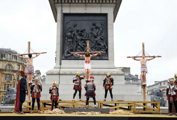 Dramski prikaz "Muke Isusove" u Londonu