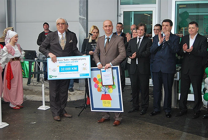 Bingo donirao 32.000 KM za godišnje troškove jedne SOS obitelji