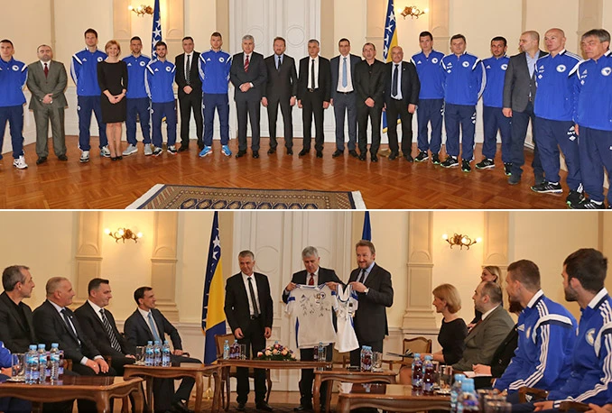 Zmajevi u Predsjedništvu podijelili dresove